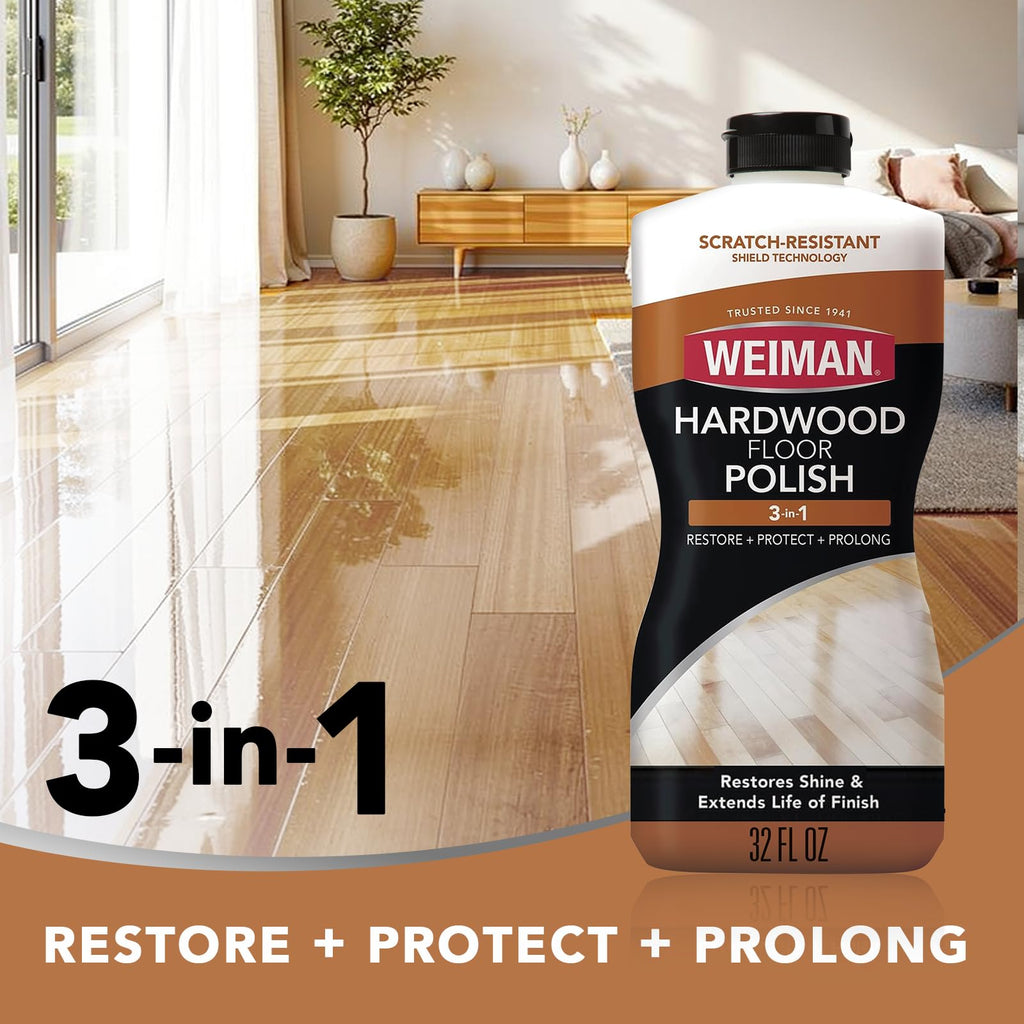 Wood Floor Polish and Restorer 32 Oz G942852