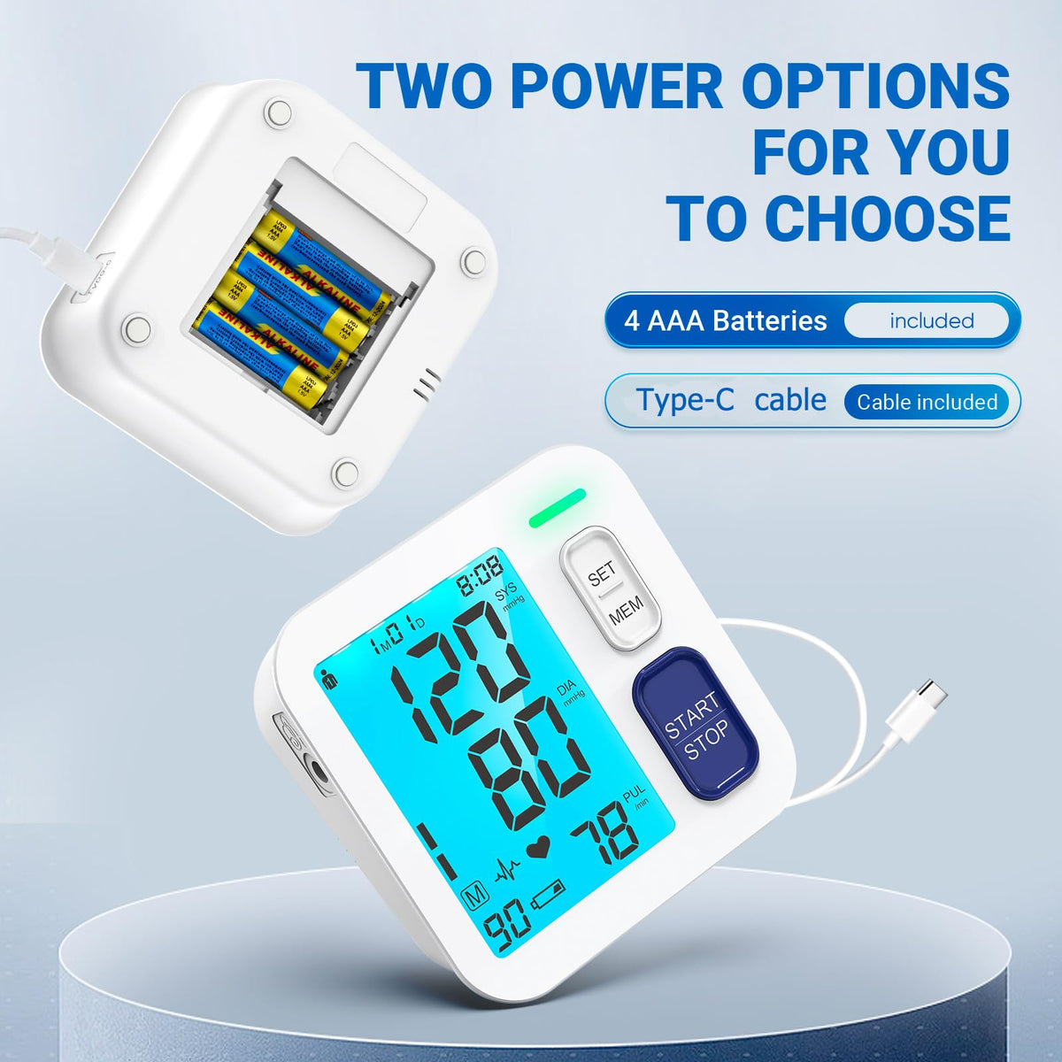 Blood Pressure Monitors with Extra Large Cuffs I800