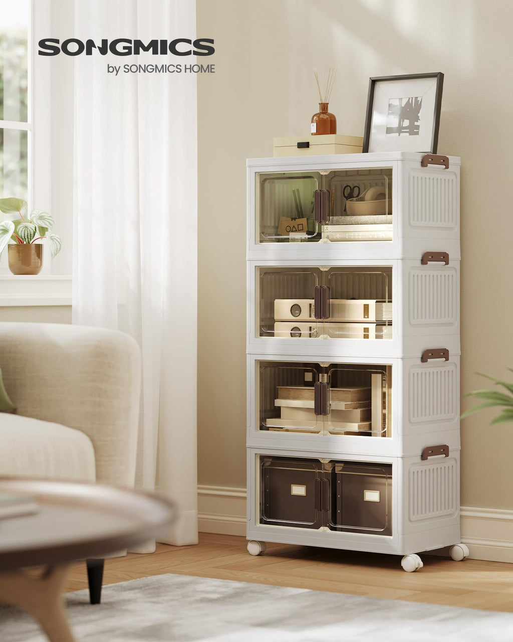 48QT Stackable Storage Bins with Lid Y953909