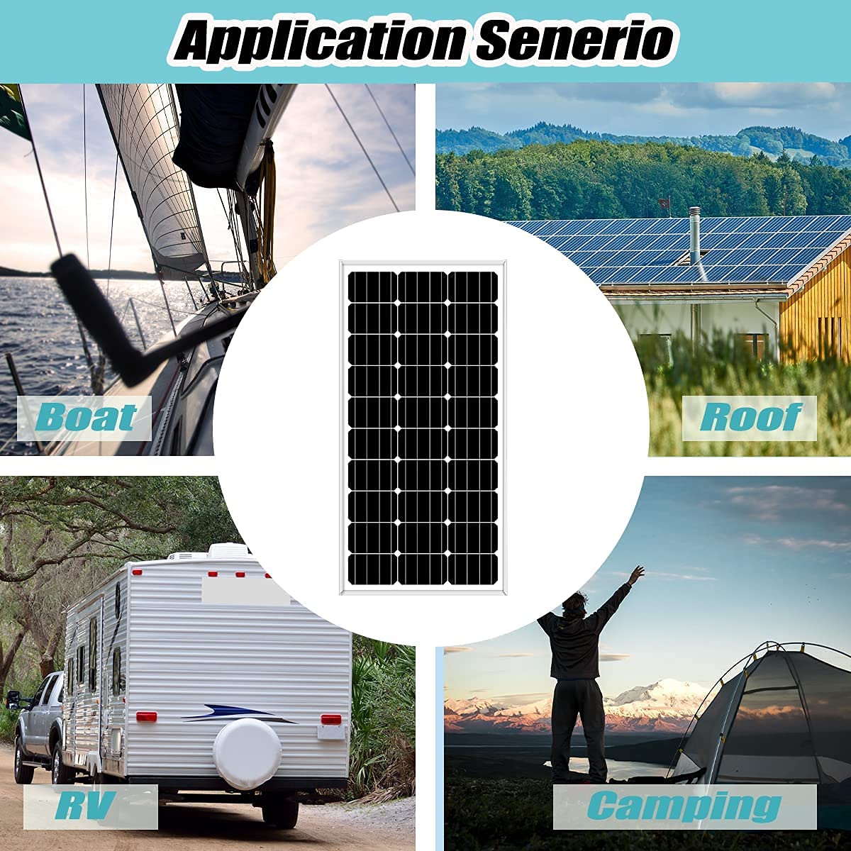 300W Wind Turbine and Solar Panel Kit with Charge Controller B61013