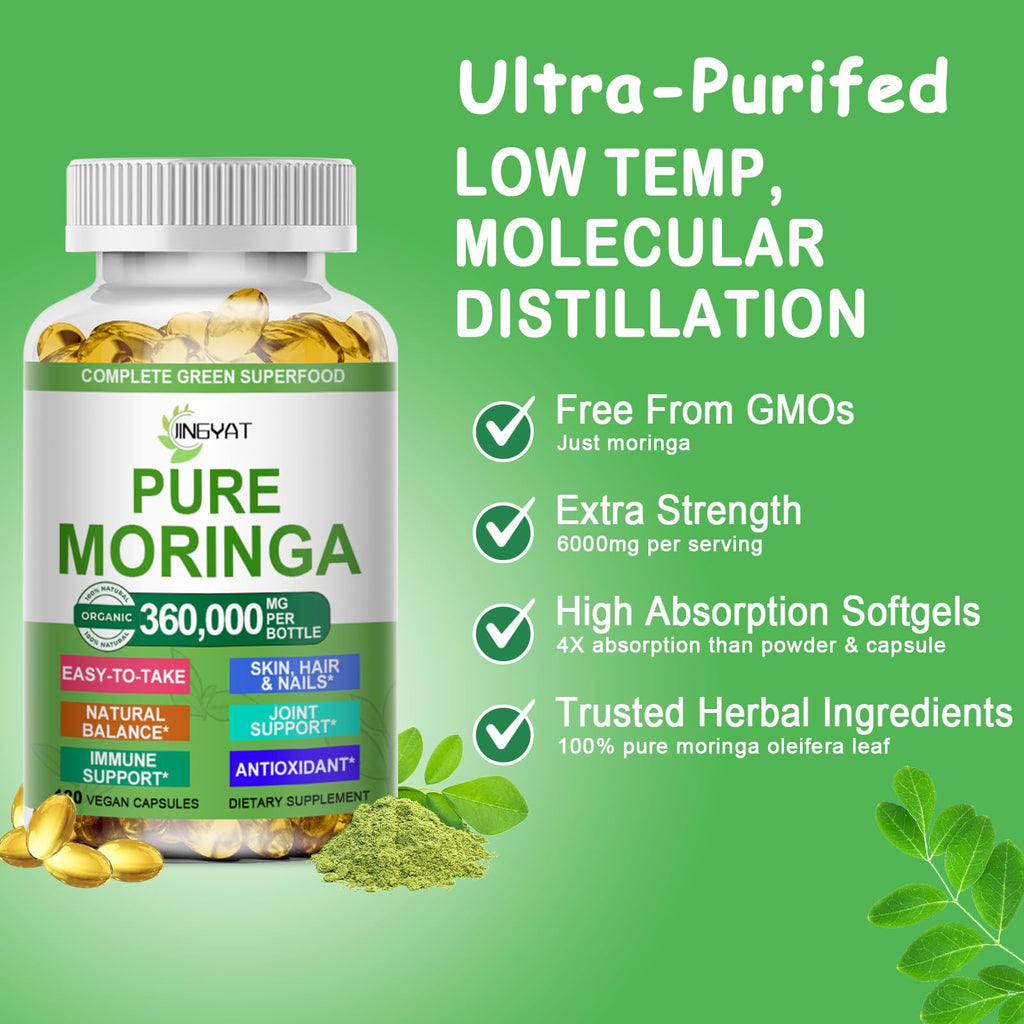 Organic Moringa Oleifera Softgels R283389