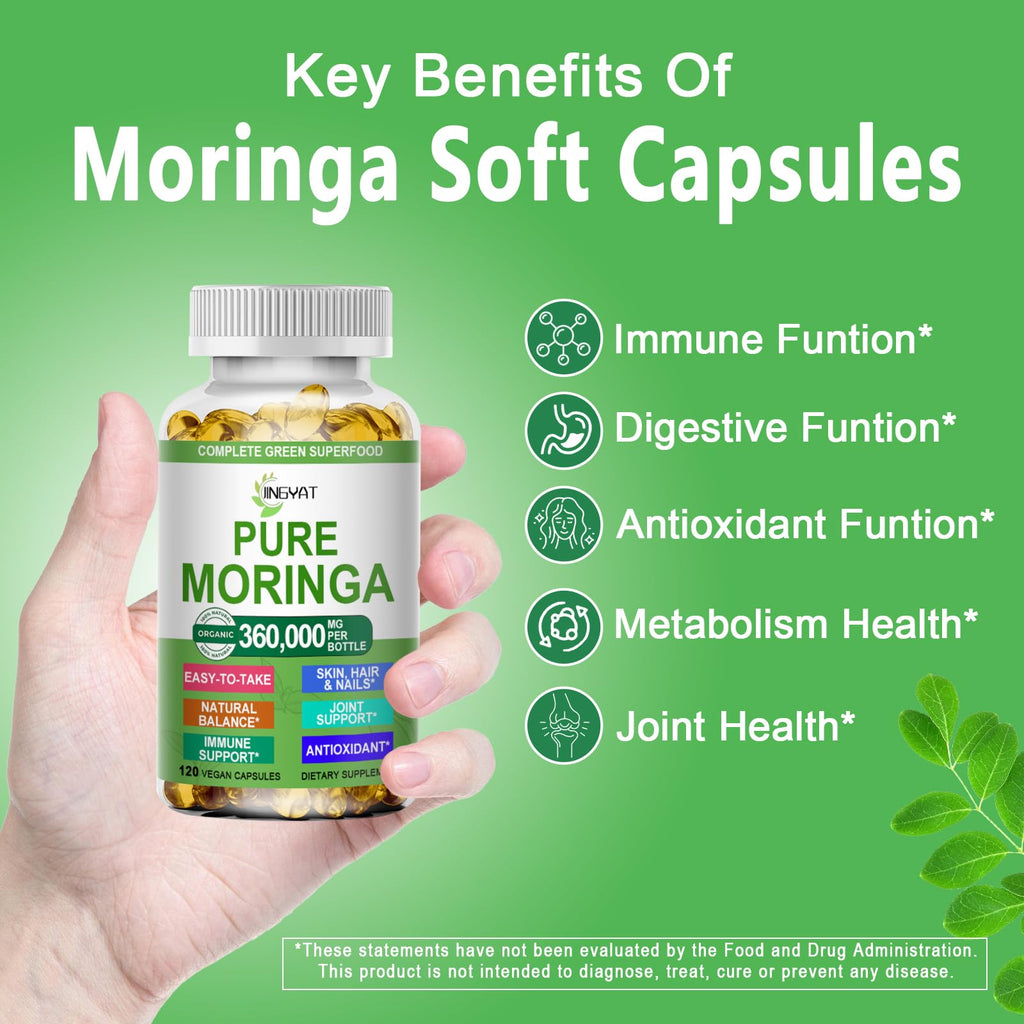 Organic Moringa Oleifera Softgels R283389