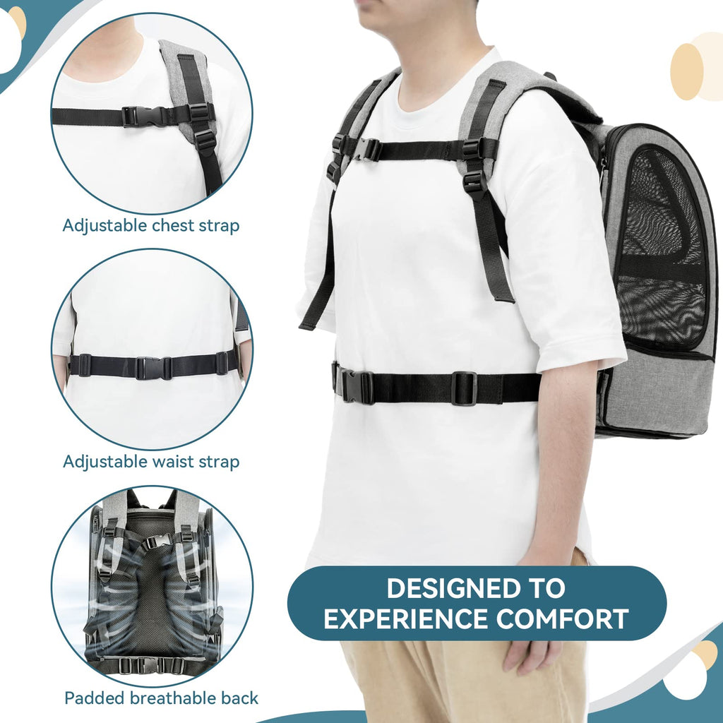 Dog Backpack Carrier with Fleece Mat N332295