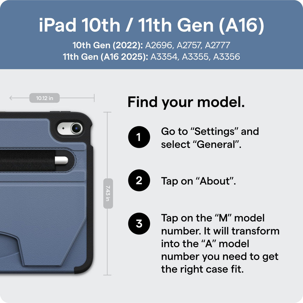 Black iPad Case G762