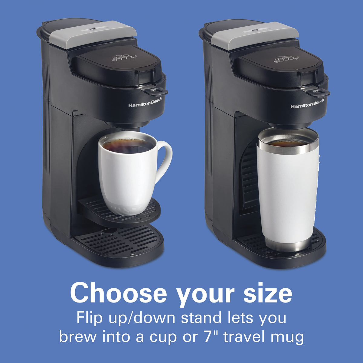 Single Serve Coffee Maker Black D19378