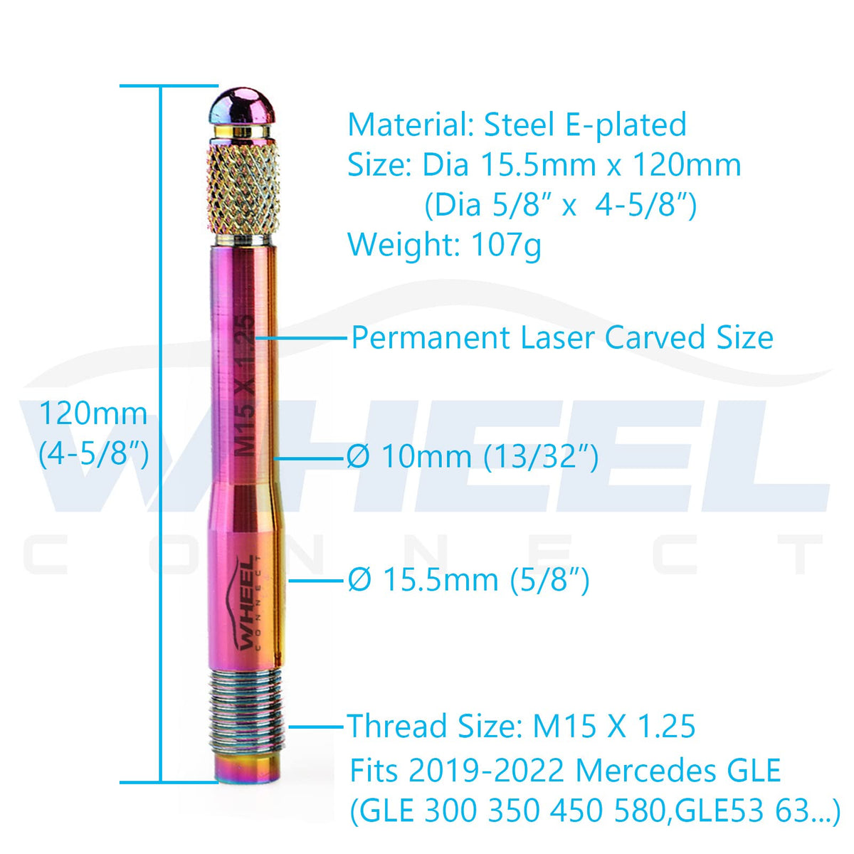 Stainless Steel Wheel Alignment Pin Set of 5 Sizes Z2882