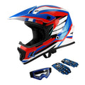 Youth Kids DOT Approved Full Face Motocross Helmet J3112