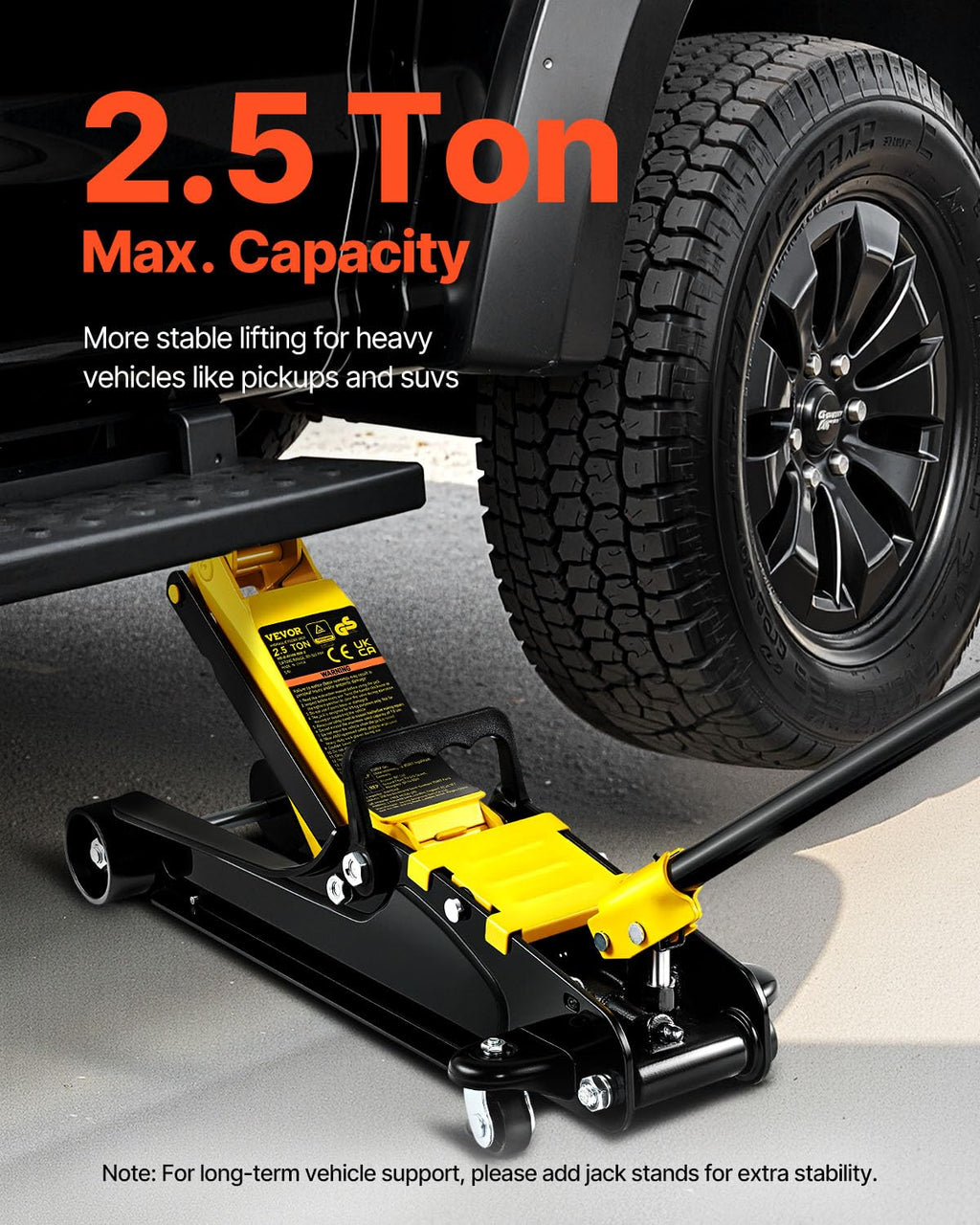 2.5 Ton Low Profile Steel Floor Jack E67373