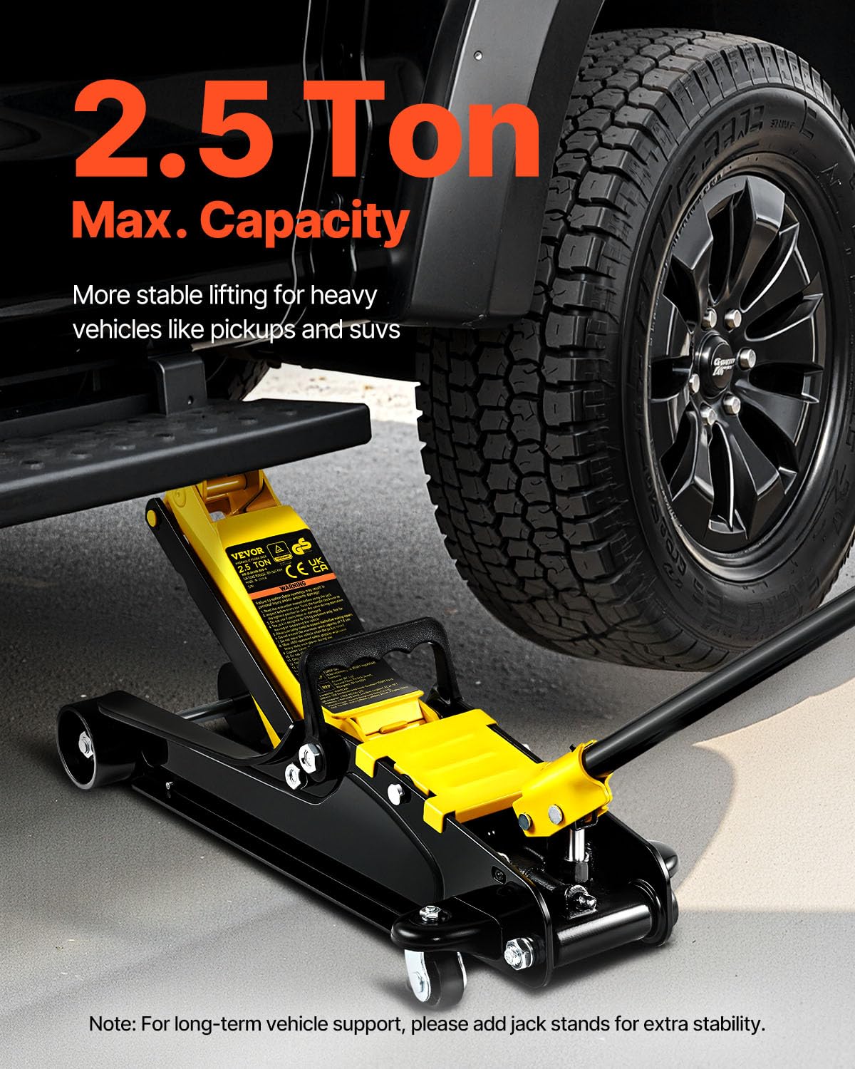 2.5 Ton Low Profile Steel Floor Jack E67373