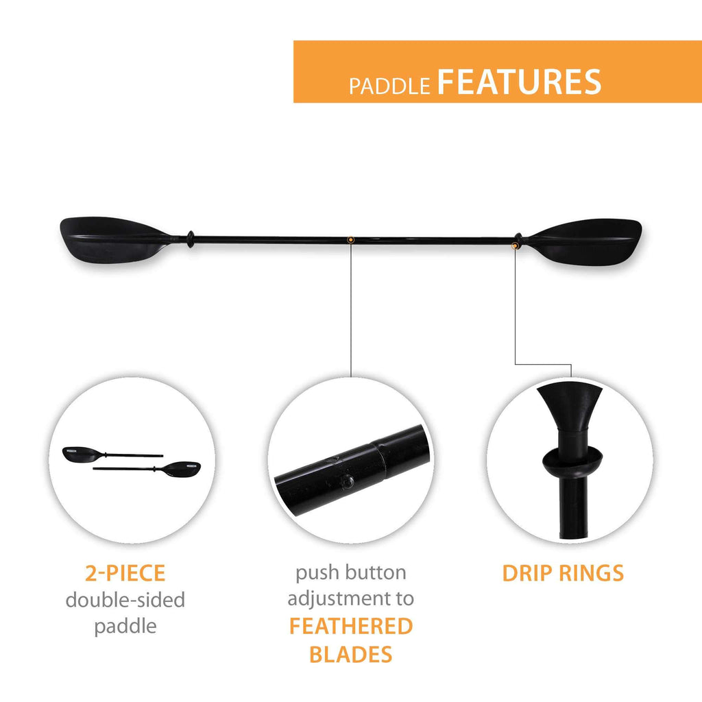 Black Kayak Paddle B8539