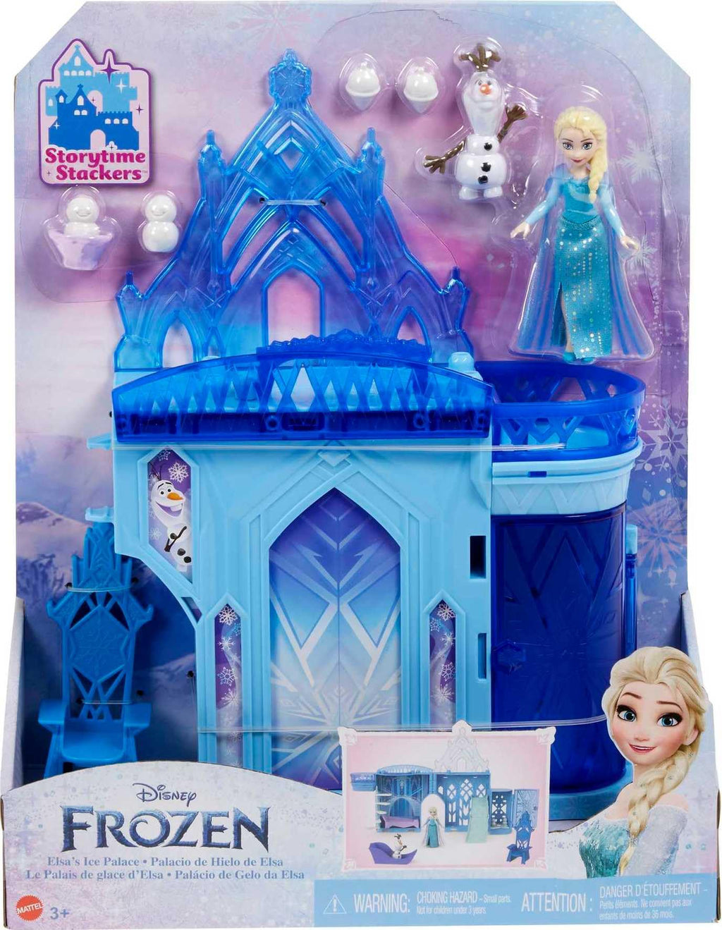Frozen Castle Doll House Playset with Doll & 8 Accessories W8145