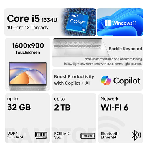 17.3" Touchscreen Intel Core i5 Laptop L919395