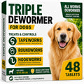 Pyrantel Pamoate and Praziquantel Dog Dewormer Tablet - 48 Tablets U8992