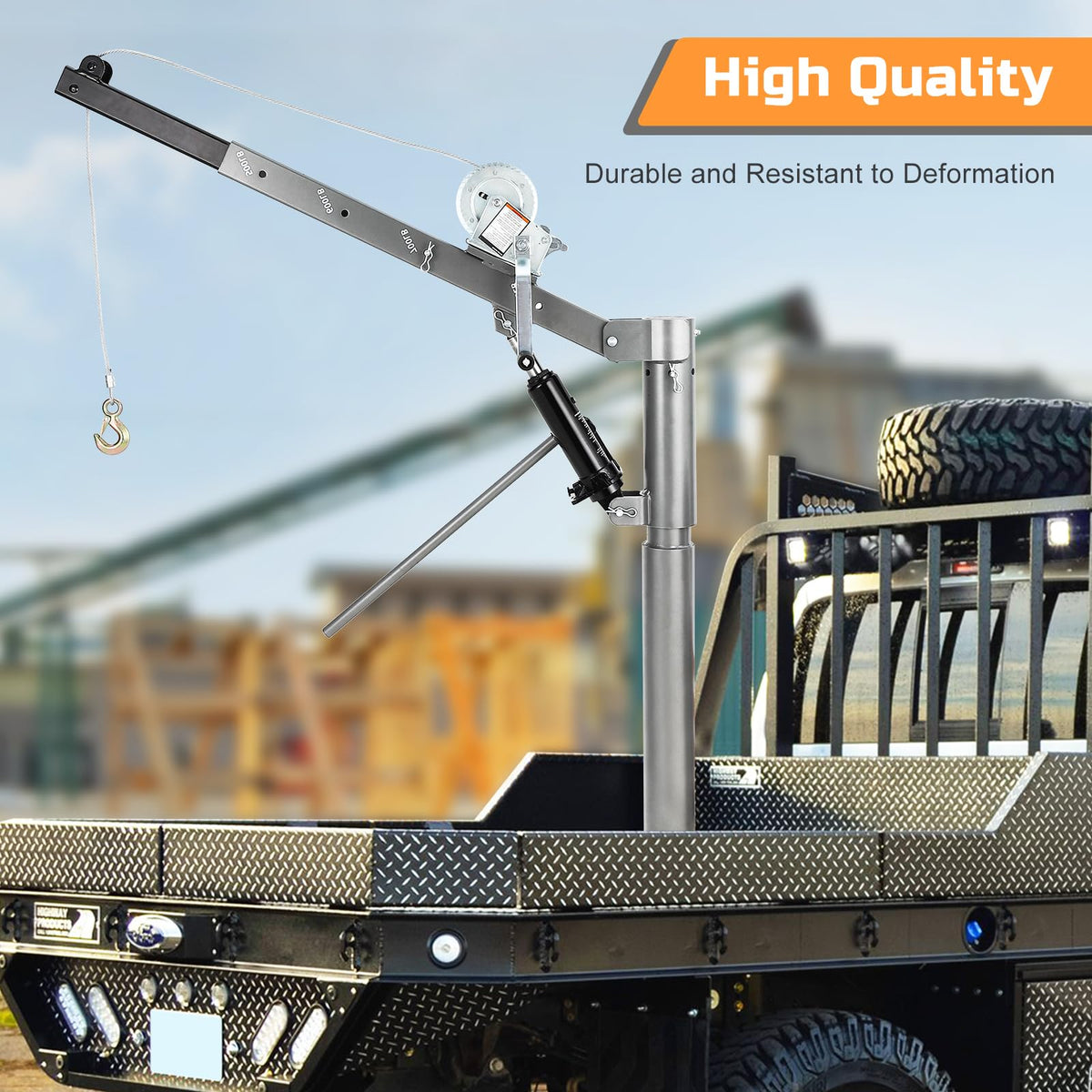 Hydraulic Pickup Truck Crane with 1000 lbs Capacity L29221