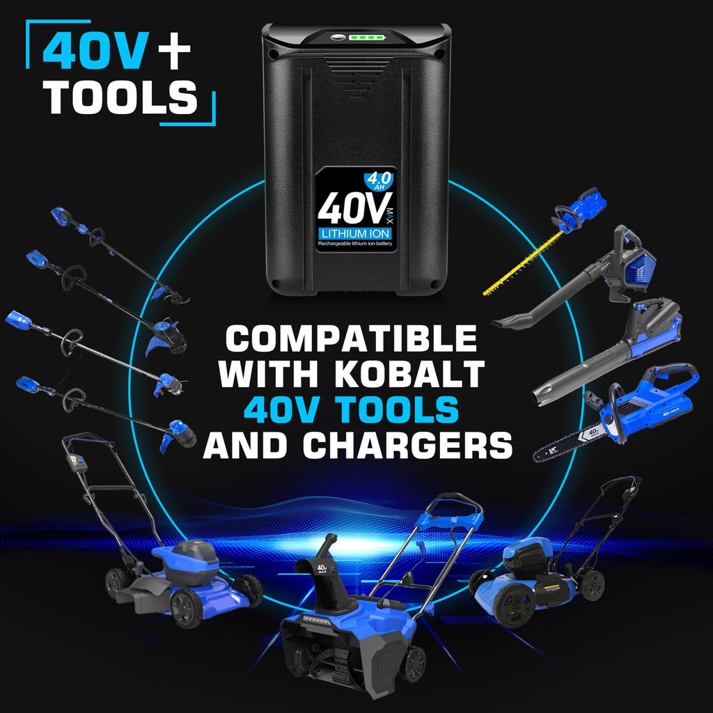 40V 4.0Ah Lithium Ion Cordless Power Tool Battery R552
