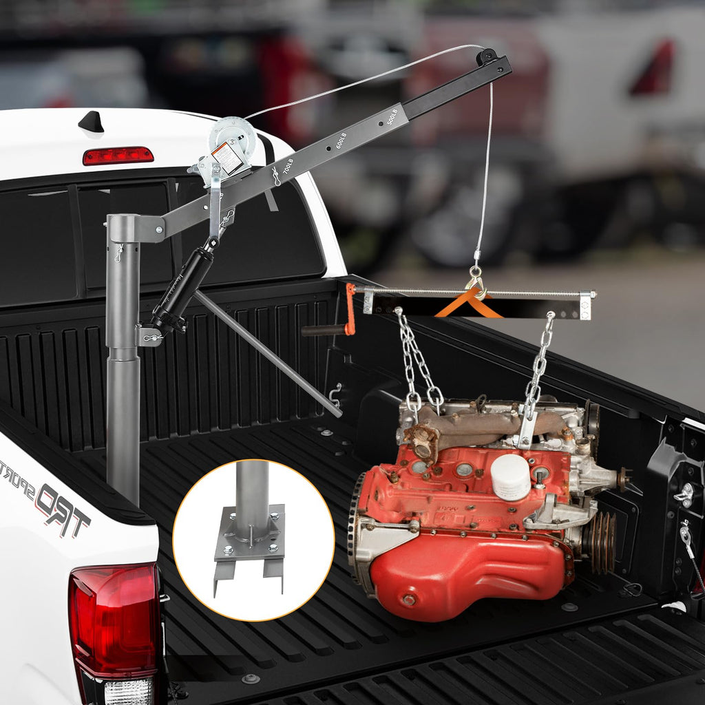 Hydraulic Pickup Truck Crane with 1000 lbs Capacity L29221