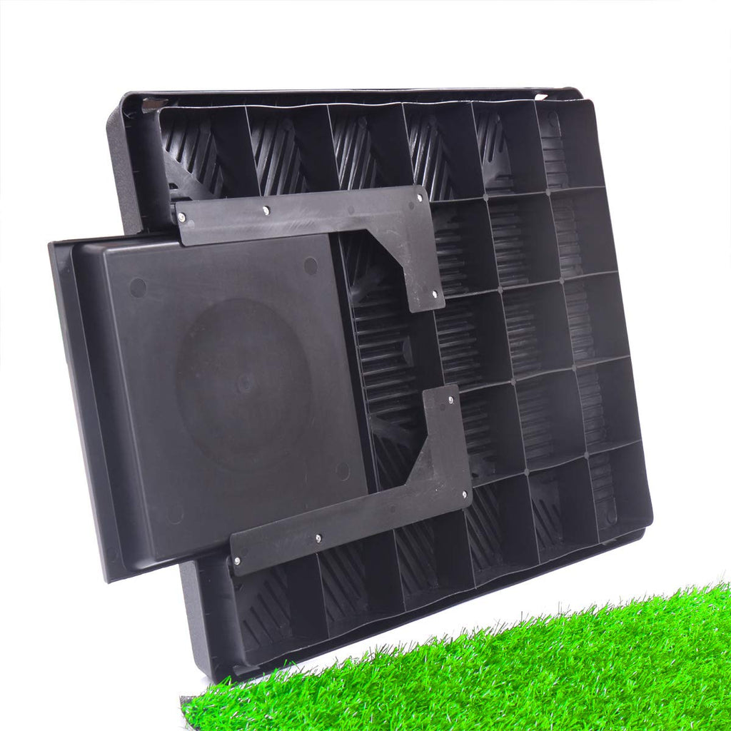 Indoor Outdoor Dog Puppy Potty Trainer Pad Grass Toilet Mat Tray 25"x20" V131