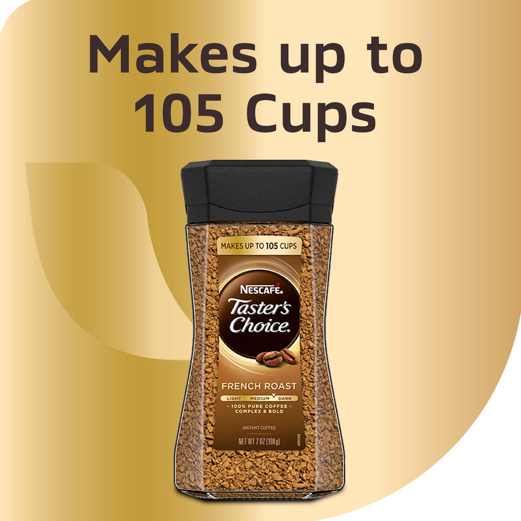 French Roast Instant Coffee 2 Bottles x 7 Oz Q465477