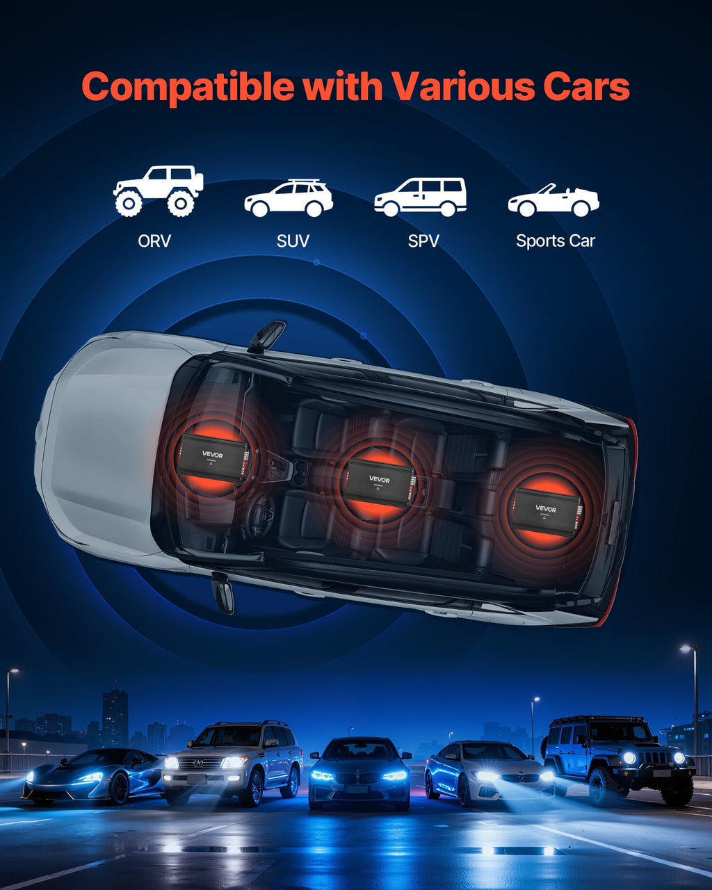 4 Channel Bridgeable Class A/B Car Audio Amplifier Z65414