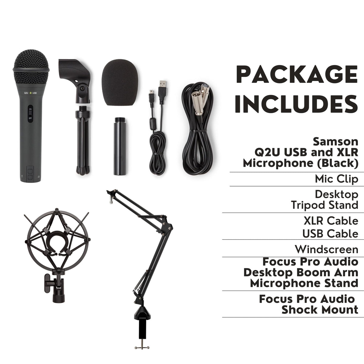 Handheld Dynamic XLR/USB Microphone J9341