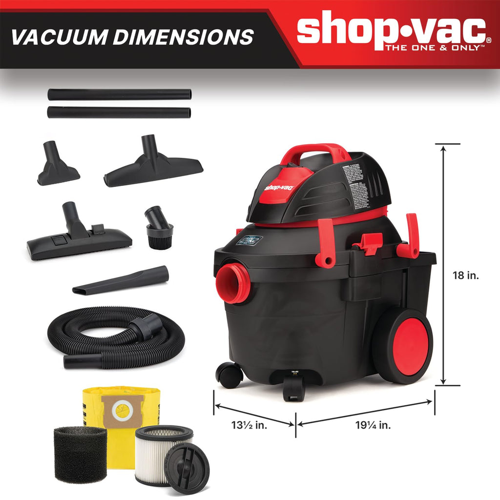 4 Gallon 5.5 Peak HP Wet/Dry Vac with Blower Q419