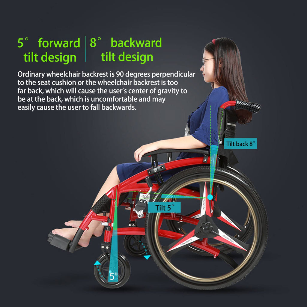 Folding Transport Wheelchair with Detachable Full Arms and Elevating Leg Rest C3161