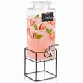 Glass Drink Dispenser with Stand 1 Gallon C181