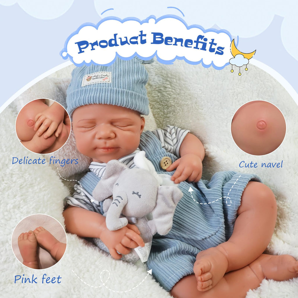 20 Inch Full Silicone Baby Doll F4976