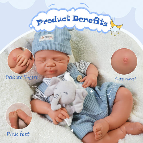 20 Inch Full Silicone Baby Doll F4976
