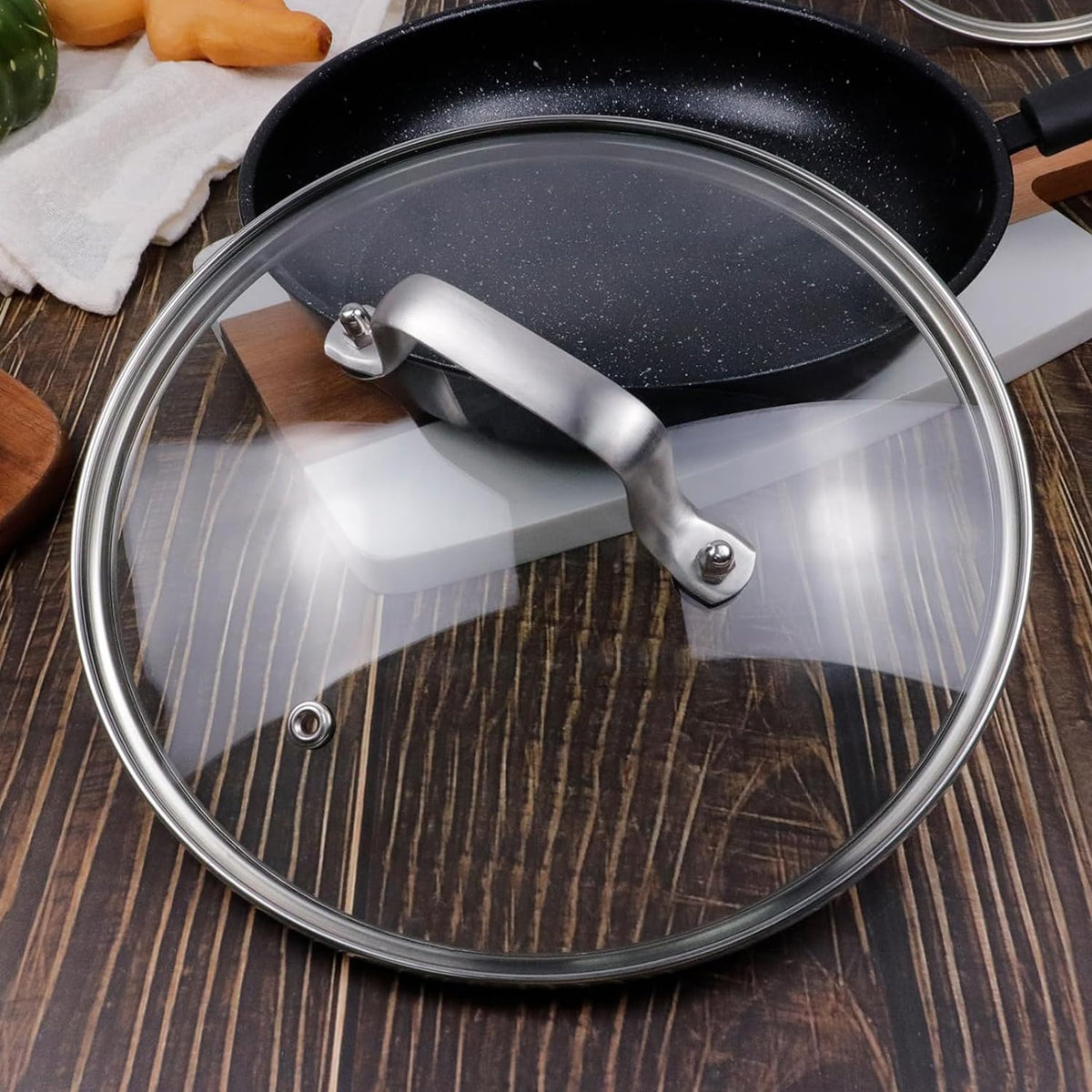 10 Inch Glass Lid for Cast Iron Skillet and Frying Pan S950062