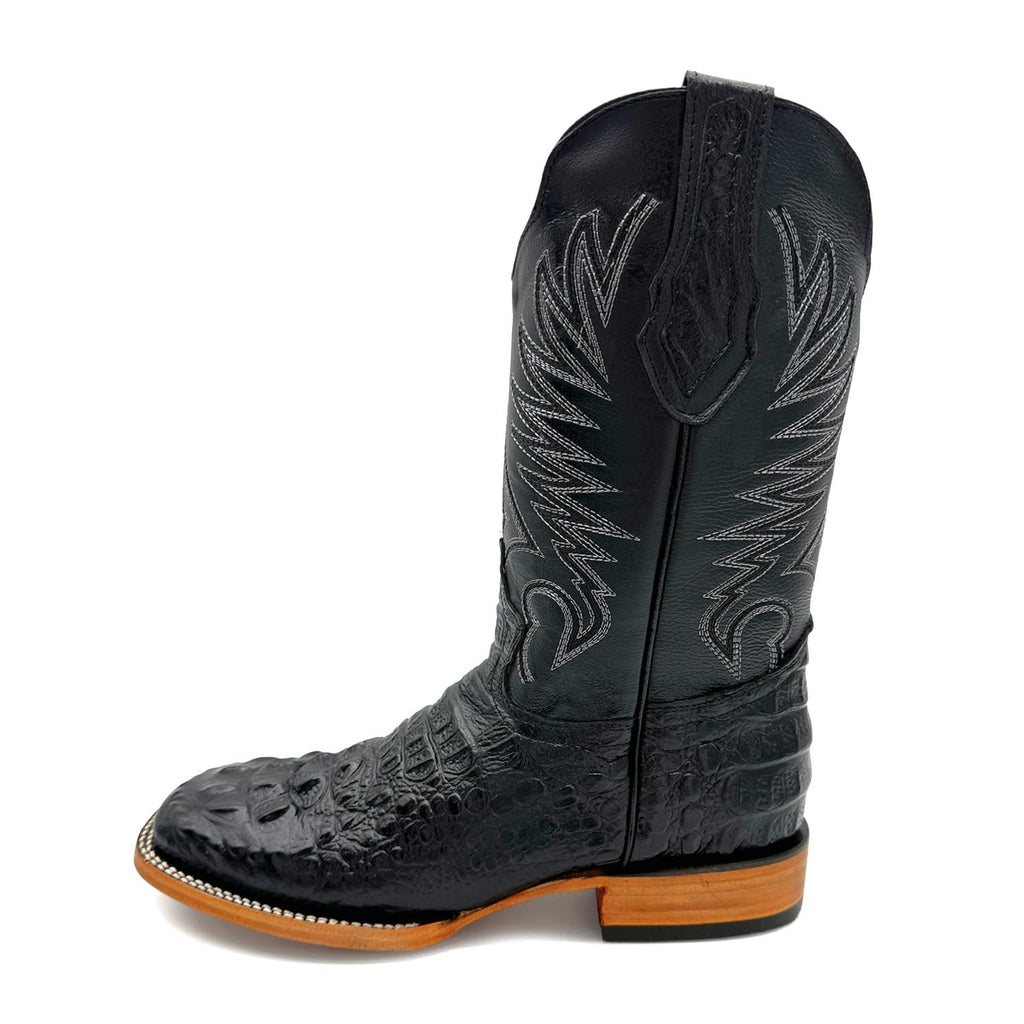 Mens Leather Square Toe Cowboy Boot Z3296