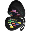 Black Guitar Pick Case with Mesh Pocket V96753