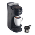 Single Serve Coffee Maker Black D19378