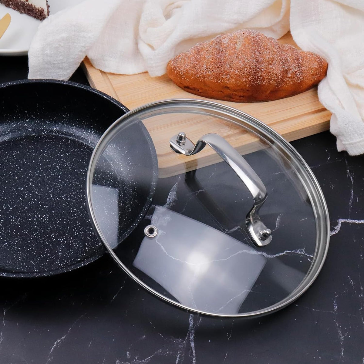 10 Inch Glass Lid for Cast Iron Skillet and Frying Pan S950062