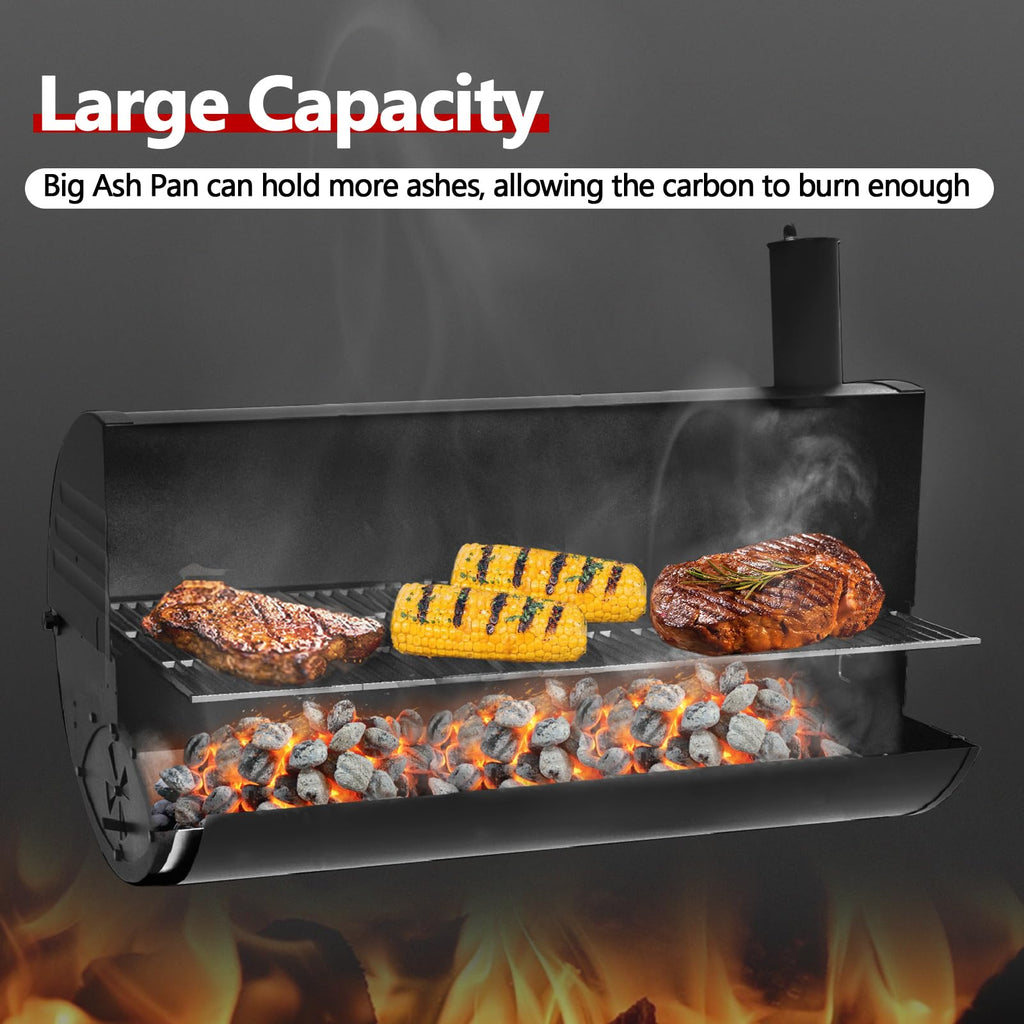 20 Inch Ash Pan Drip Pan for Charcoal Grill with 2pcs Fire Grate Hanger G129287