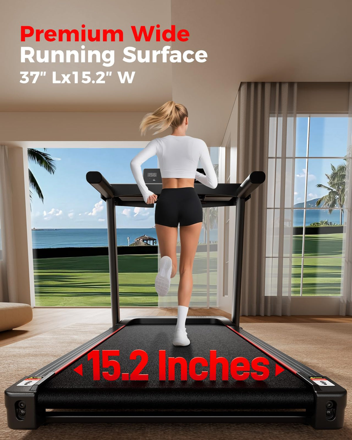 Foldable Treadmill with 12% Incline F451643