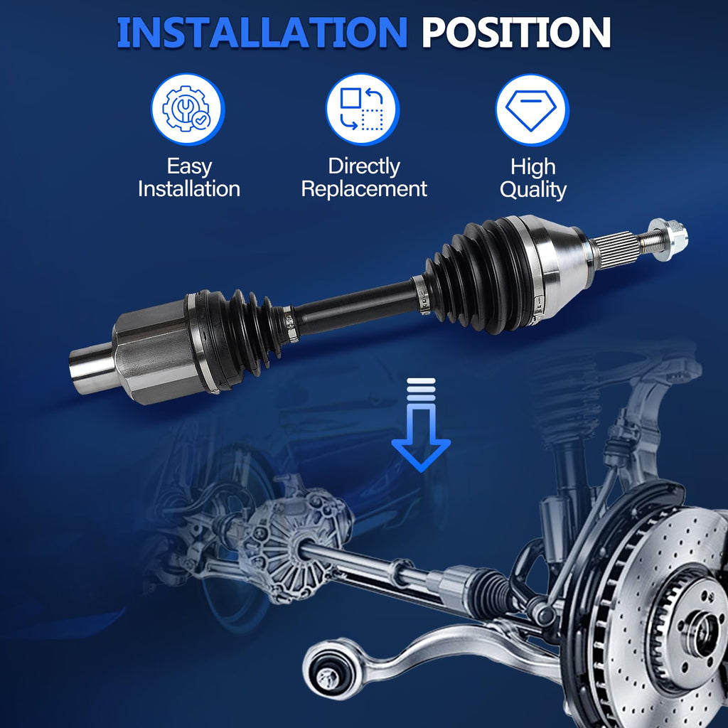CV Axle Front Pair 4WD I1486