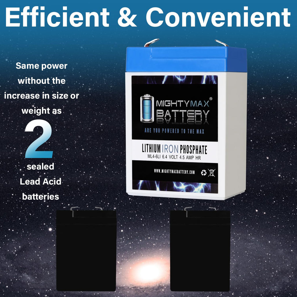 6V 4.5AH Lithium Replacement Battery D428351