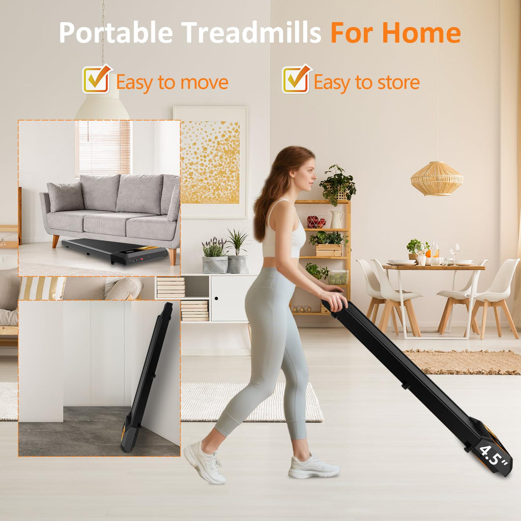 2.5HP Incline Walking Pad Treadmill with Remote H30000