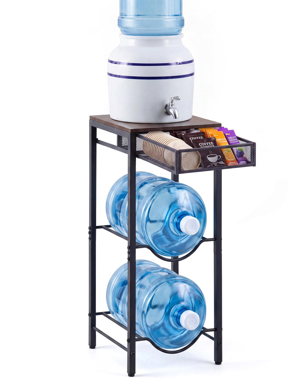 3-Tier 5 Gallon Ceramic Water Jug Holder S36029