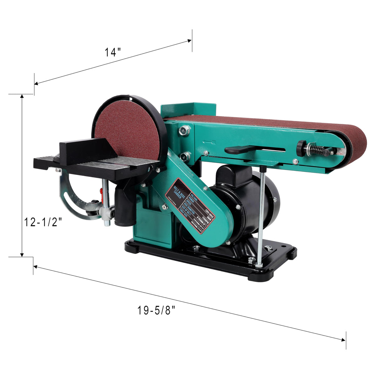 6" Disc & 4" x 36" Belt Benchtop Sander R17389