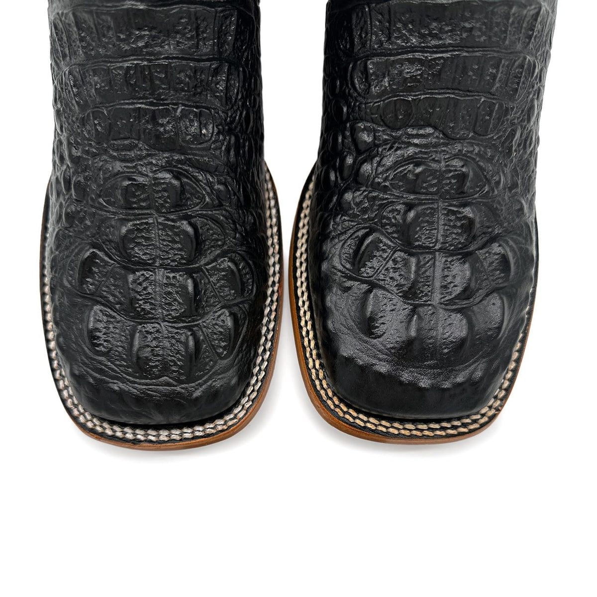 Mens Leather Square Toe Cowboy Boot Z3296