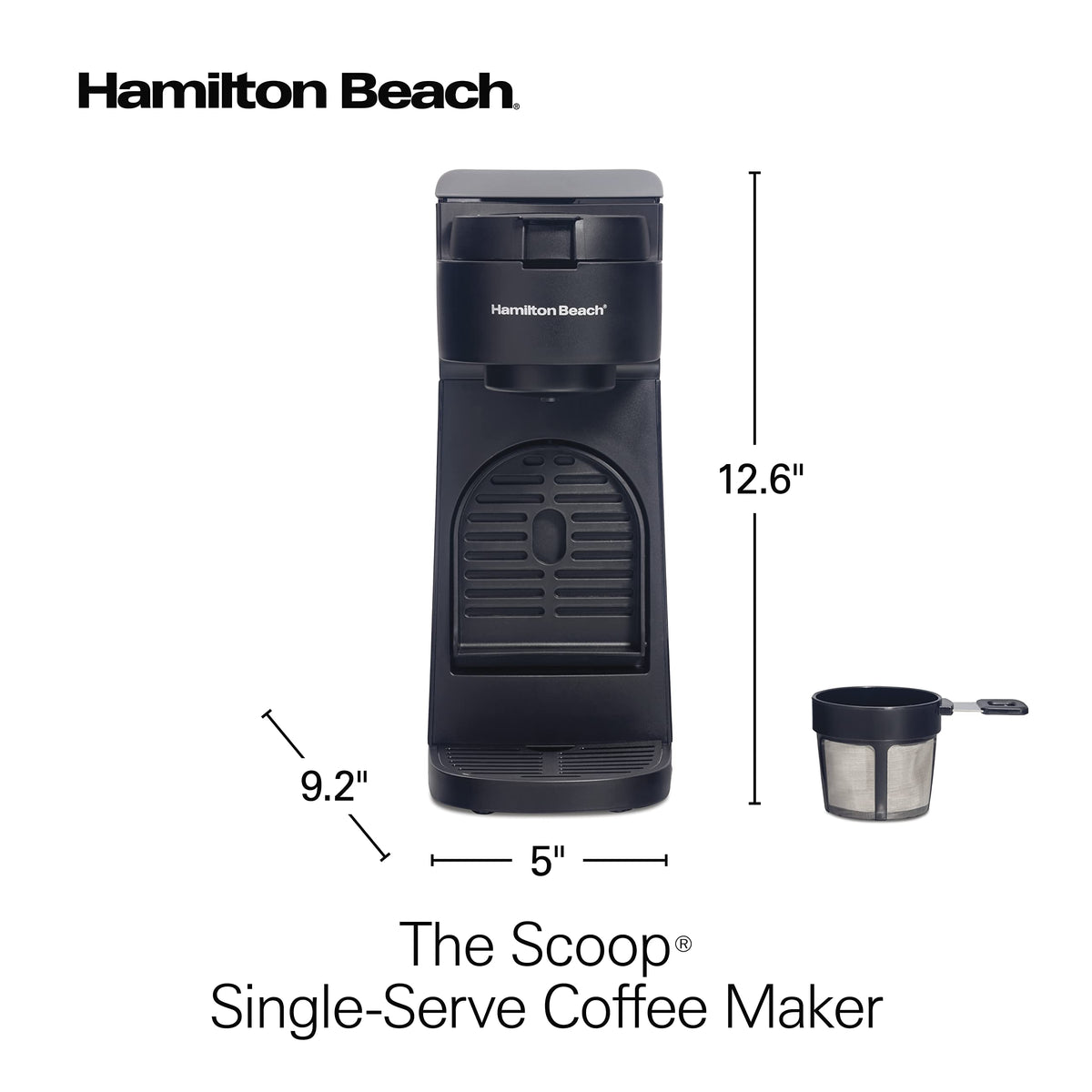 Single Serve Coffee Maker Black D19378