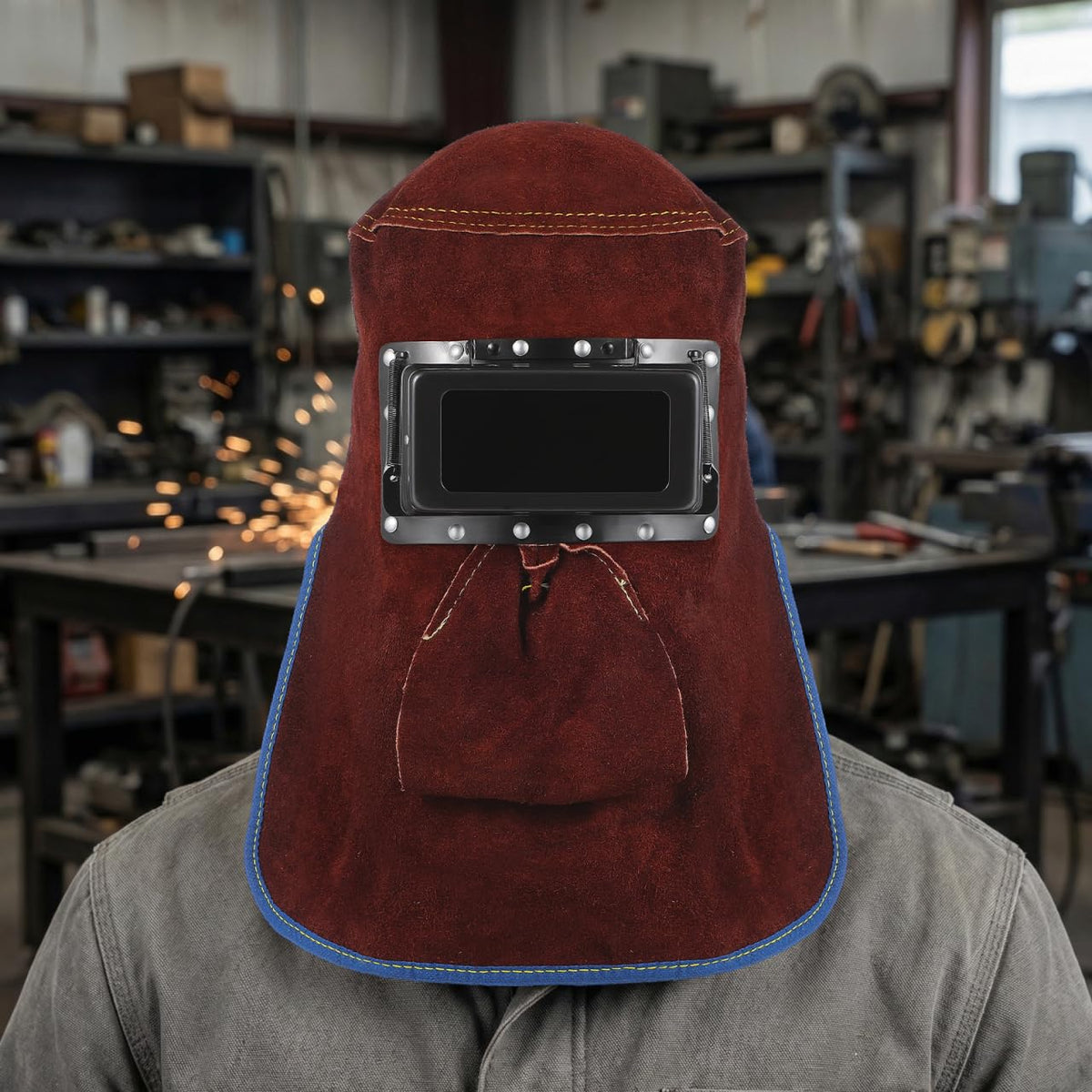 Welding Helmet Mask with Flip Open Lens M8530