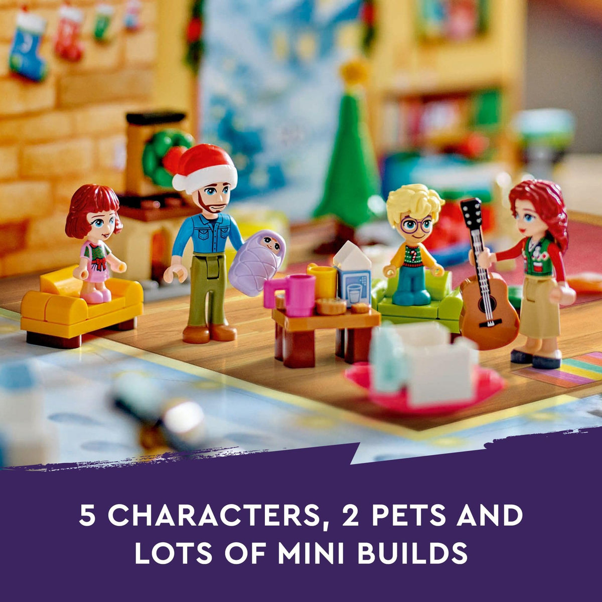 Advent Calendar with 5 Minifigures A830