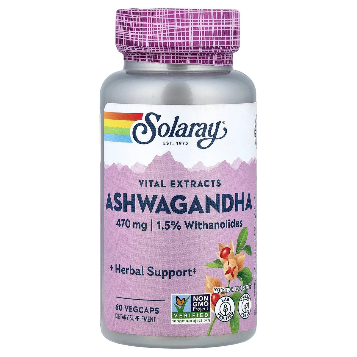 Ashwagandha 470 mg 60 VegCaps T862009