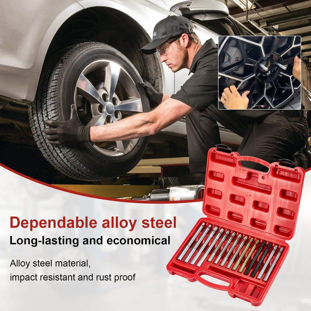 14Pcs Wheel Hanger Alignment Pin Guide Tool Set L94360