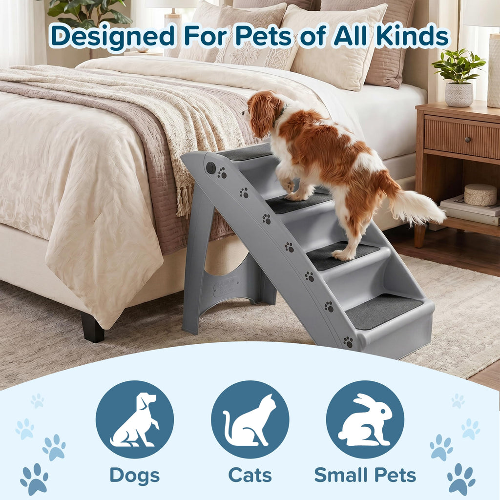 Lightweight Durable Plastic Dog Stairs G428