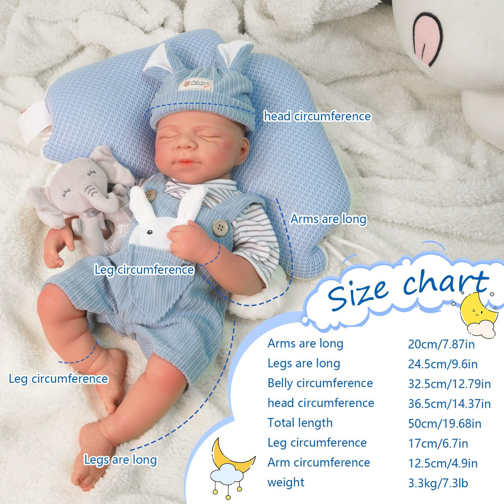 20 Inch Full Silicone Baby Doll F4976