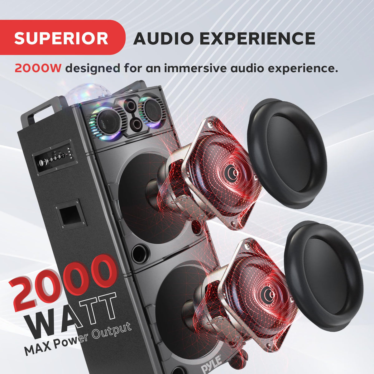 Portable Bluetooth PA Speaker System A6175